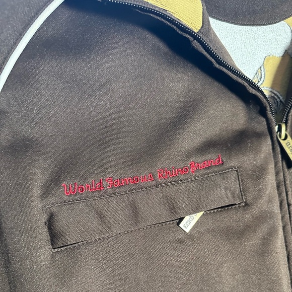 Y2K Ecko Unltd Graphic Track Jacket & Baggy Jeans Set Mens 34 Streetwear Hip Hop - Picture 5 of 15